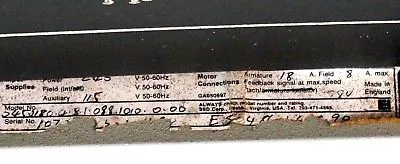 USED PARKER SSD 545-0180-0-8-1-088-1010-000 DRIVE 54501800810881010000