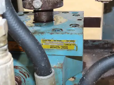 Proctor & Schwartz Hydraulic Powered Swivel Arm Feed Conveyor Food Processing