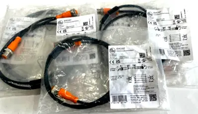 NEW IFM EFECTOR VDOGH050MSS0001H05STGH050MSS EVC057 CABLE LOT OF 5
