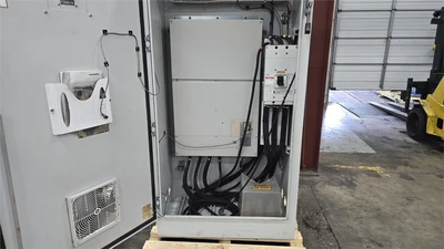 400 HP AC Motor and Yaskawa AC Drive A1000 w/ Cabinet
