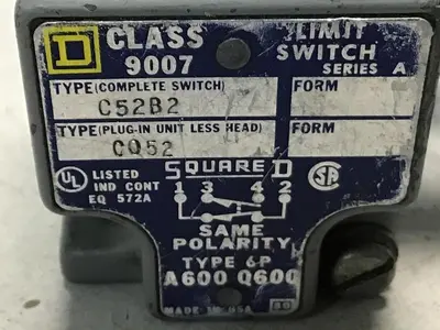 USED SQUARE D 9007-C52B2