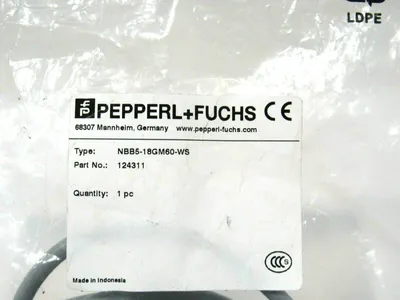 NEW PEPPERL & FUCHS NBB5-18GM60-WS PROXIMITY SWITCH 124311 NBB518GM60WS