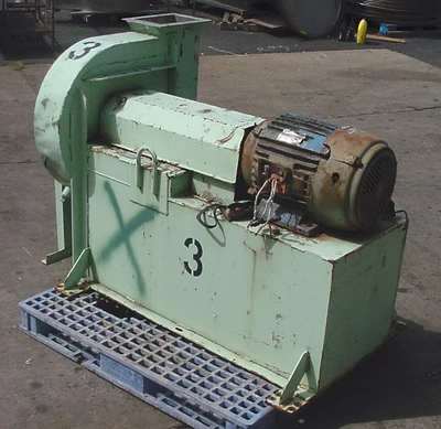 USED HARTZELL FAN COMPANY BLOWER PADDLE WHEEL BLOWER