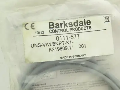 Barksdale 0111-577 Level Switch 10VA SPST w/24" Pigtail