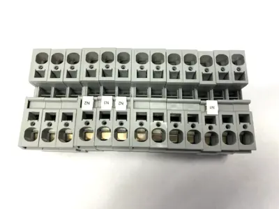USED PHOENIX CONTACT FEED-THROUGH TERMINAL BLOCK 3036149 LOT OF 13