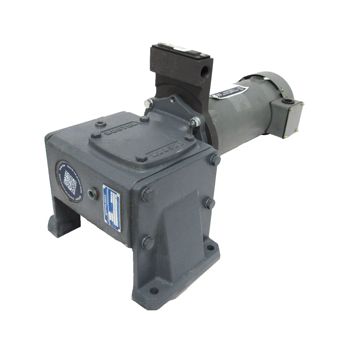 NEW BOSTON GEAR F724C-30K-B5-J1 GEARMOTOR 30:1 WPMDC1-18-90V-56CB 1HP