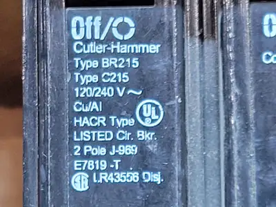USED CUTLER-HAMMER BR215