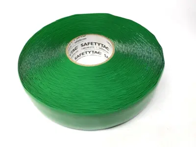 USED SAFETYTAC GREEN FLOOR MARKING TAPE 2" X 100'
