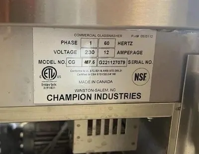 NEW MOYER DIEBEL - CHAMPION CG