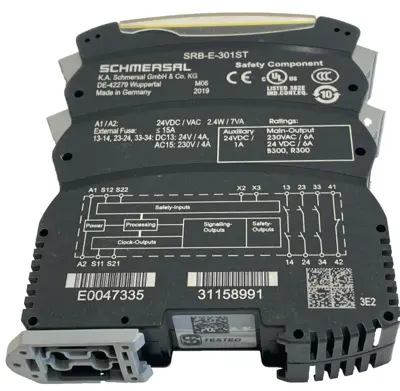 NEW SCHMERSAL SRB-E-301ST SAFETY CONTROL MODULE SRBE301ST
