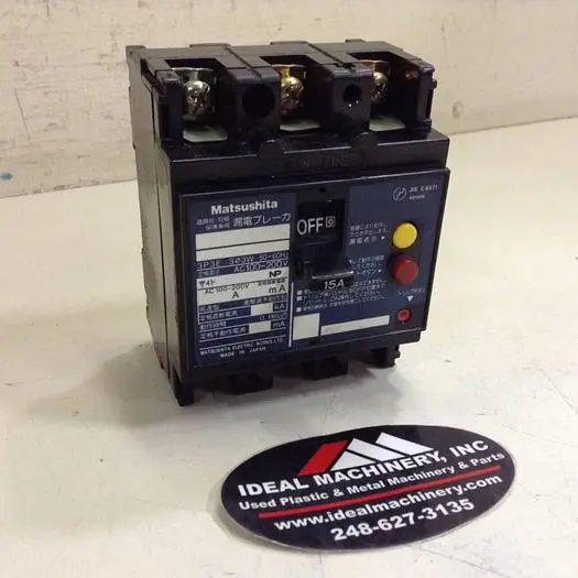 Used MATSUSHITA ELECTRIC BREAKER801 Circuit Breakers Michigan US | Ideal Machinery #700889