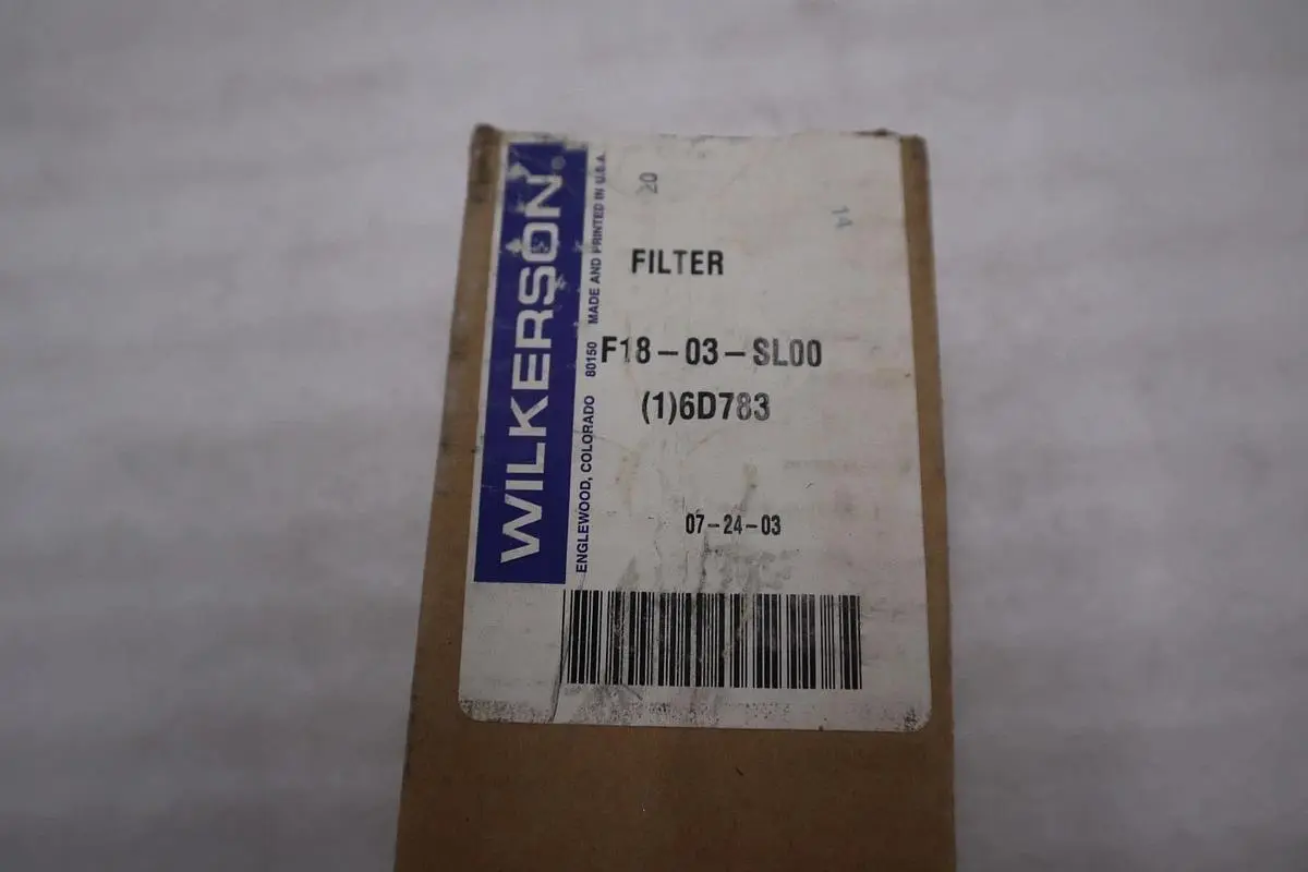 Wilkerson F18-03-SL00 COMPRESSED AIR FILTER 3/8" NPT - STOCK GF354A