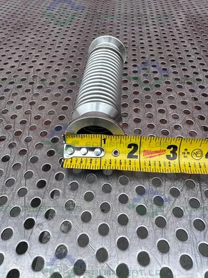Stainless Steel Bellows Flexible Vacuum Hose 5" w/ KF25 Fitting