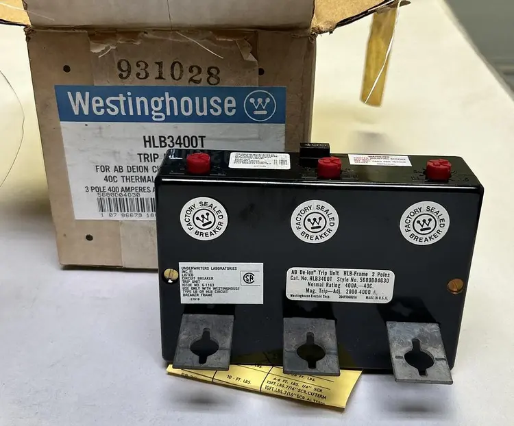 Used WESTINGHOUSE HLB3400T Miscellaneous Equipment (Electrical & Power) | Surplus Asset Holdings #1203455