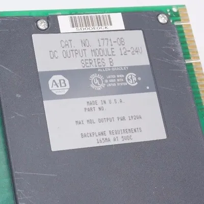 2 USED ALLEN BRADLEY 1771-0B SER. B OUTPUT MODULES 17710B