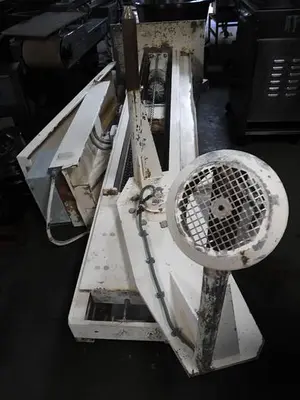 USED STAINLESS STEEL MOLINE 38-FOOT SHEETER LINE WITH EXTRUDER