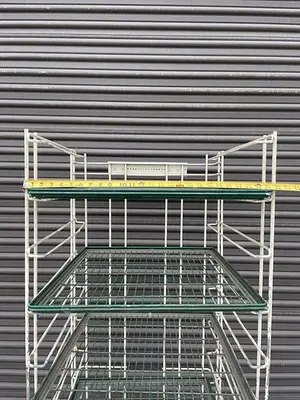 VINYL PROTECTED WIRE CART WITH INSULATED SHELVING ON WHEELS