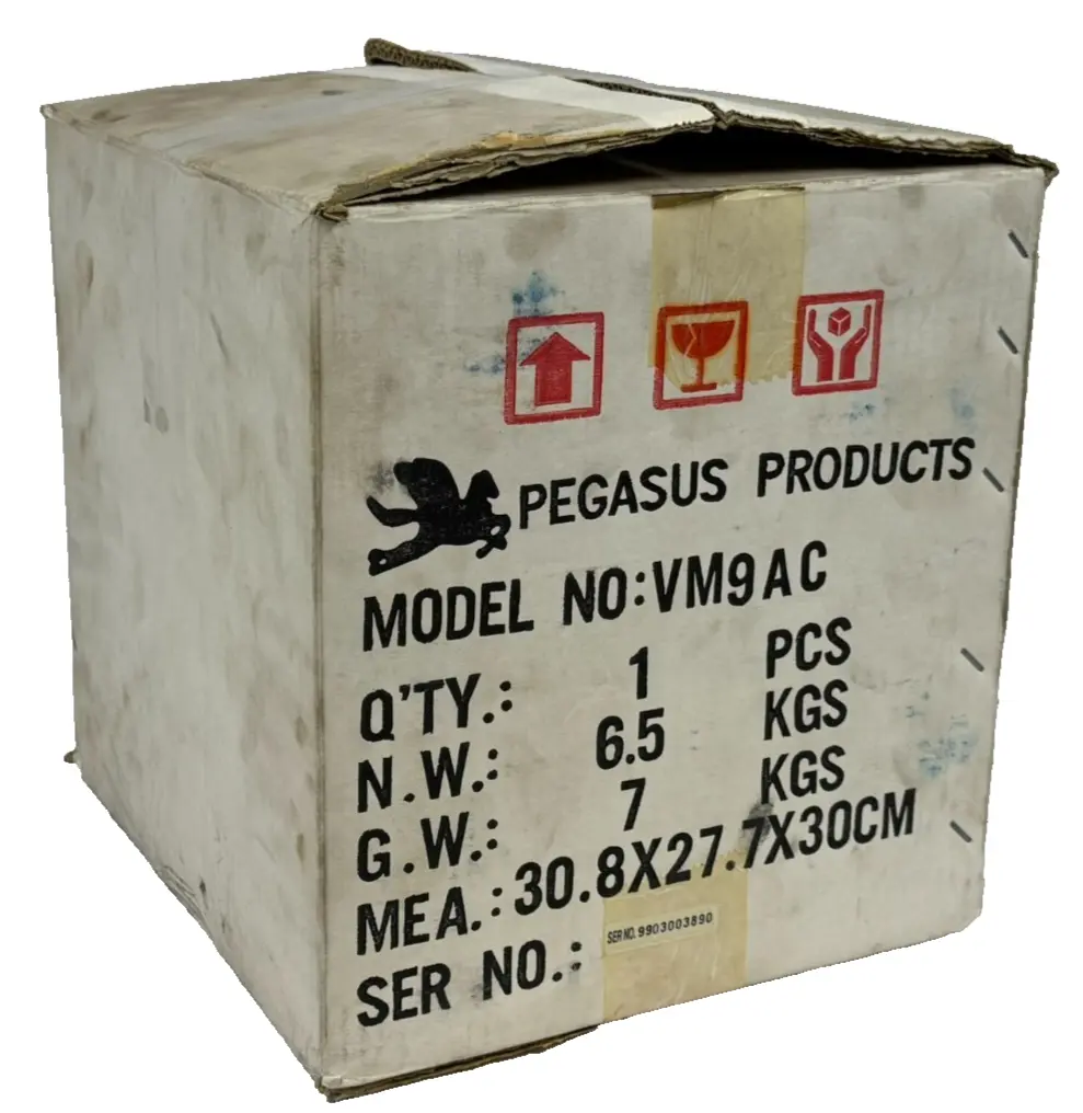 NEW PEGASUS PRODUCTS VM9AC VIDEO MONITOR 120VAC 0.4A 60HZ