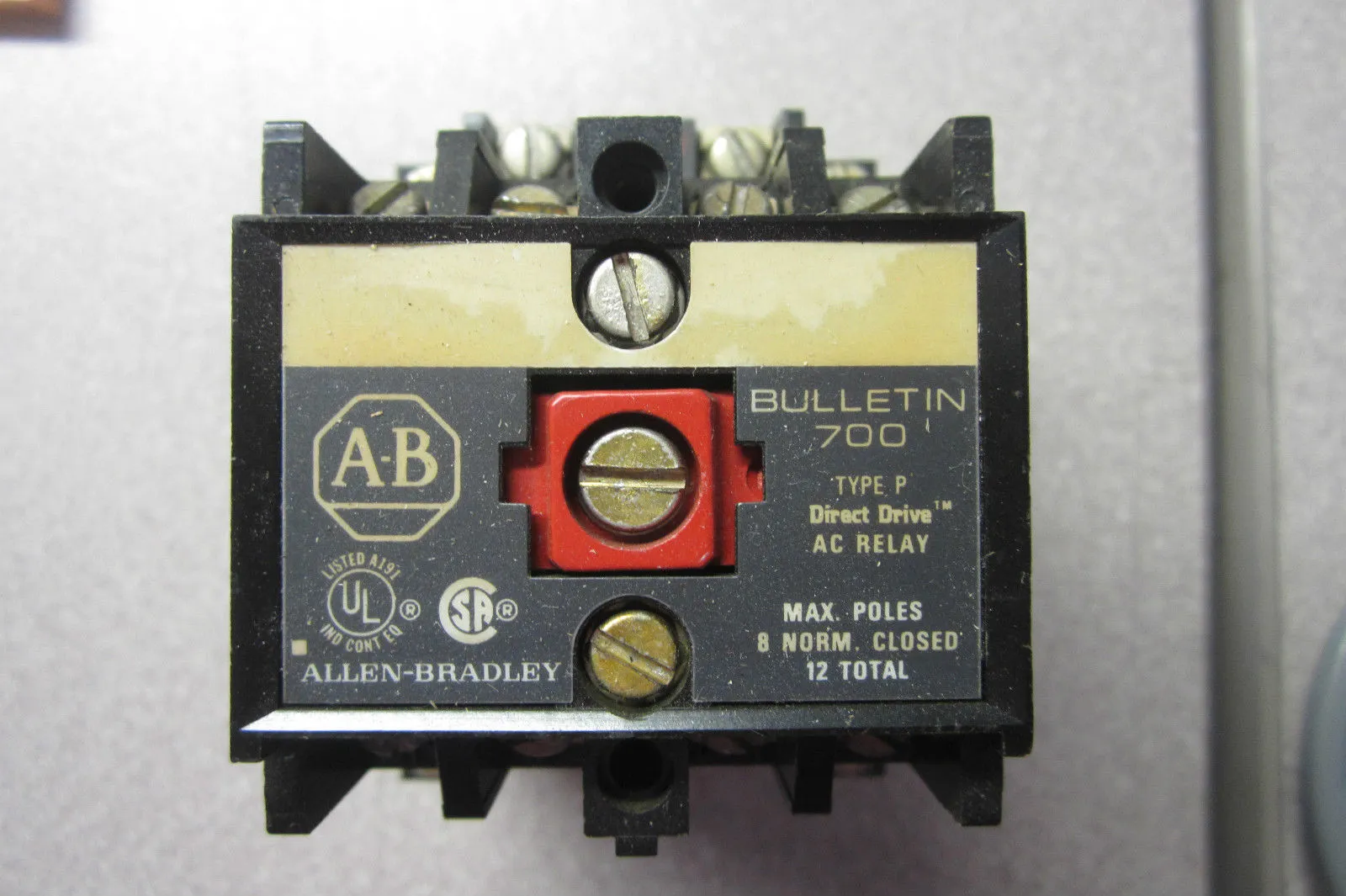 5 ALLEN-BRADLEY 700-P400A1 CONTROL RELAY 700P400A1 SER.A