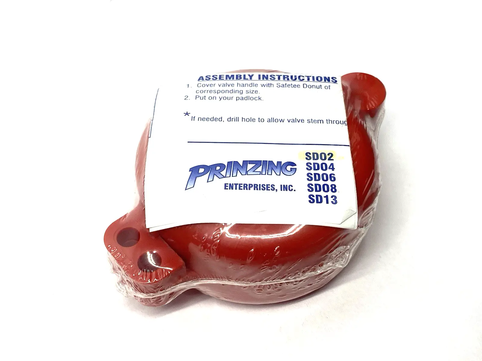 NEW BRADY PRINZING SAFETEE BALL VALVE LOCKOUT DONUT