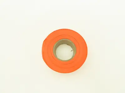 Orange High Visibility Flagging Tape Vinyl Non-Sticky 30mm Lot of 60 Rolls