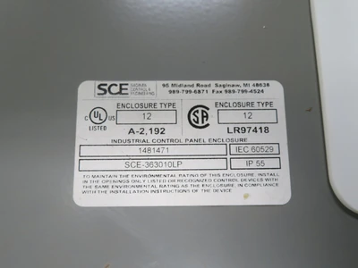 Used SCE _UNKNOWN_ Enclosures Texas US | OCO Industrial #1682517