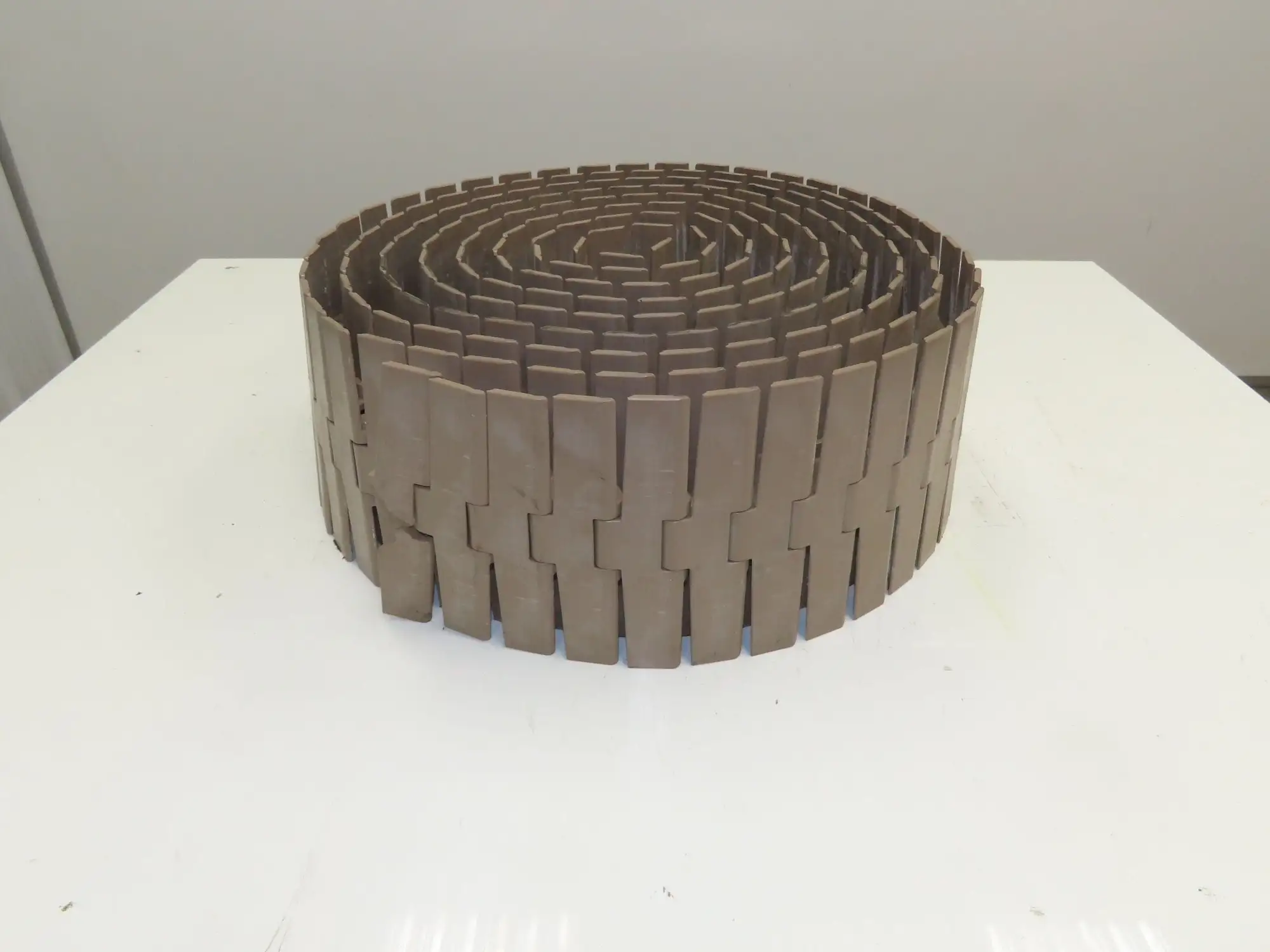 Habasit 882K  7.5" TableTop Chain Plastic Conveyor Belt Side-Flexing 24'L