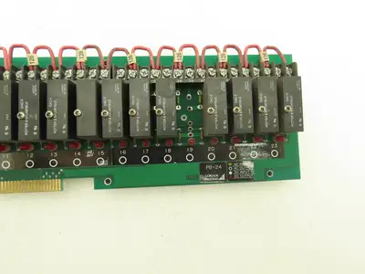 Gordos Arkansas PB-24 Printed Relay Circuit Board Module Card PCB W/22 Relays