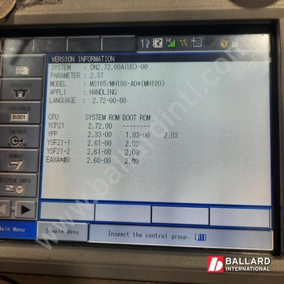 YASKAWA Motoman MH180 Robot System w/ DX200 Controller
