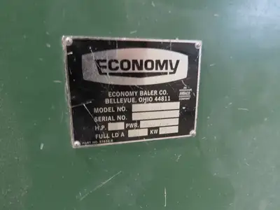 American 5029L Economy Horizontal Paper Baler 42x29x60" Bale Manual Tie 40Hp 480V