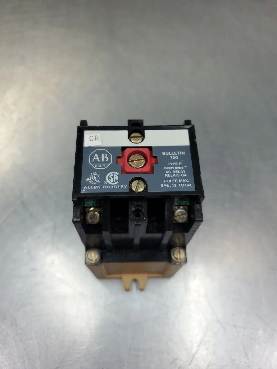 ALLEN BRADLEY 700-P400A1 Ser B AC RELAY CONTROL, 120V. 4D-11