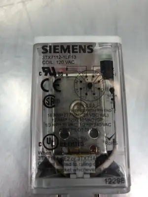 USED Siemens 3TX7112-1LF13 120VAC 8-PIN Relay