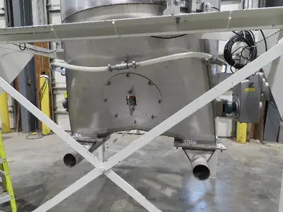 MAC Equipment Stainless Food Grade Dry Batch Mixer 48" Tank with Scales 40Cu/Ft