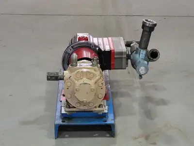 Industrial Pump D03XASGSSSMA w/ Pump Unit 8F & Relief Valve