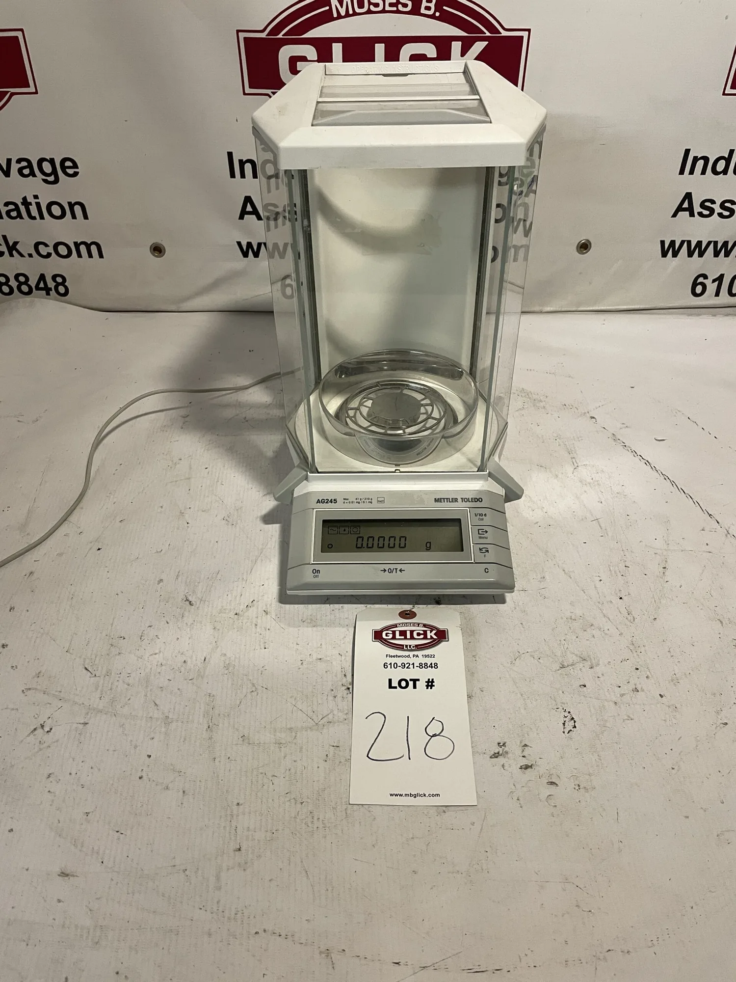 Mettler Toledo AG245 Analytical Scale/Balance 0.1mg-0.0001g 245g