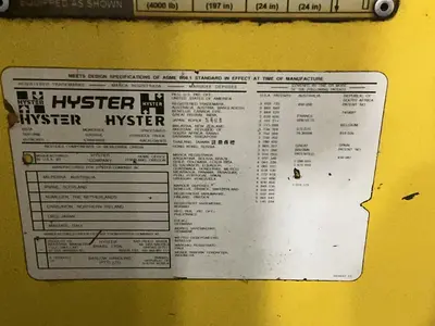 Used HYSTER N40XMR3 Material Handling (misc) Ohio US | HGR 24 #1469580