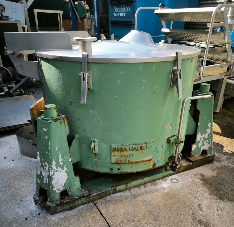 RINA 200F 1250 x 625mm ATEX perforate basket centrifuge, 316L SS.