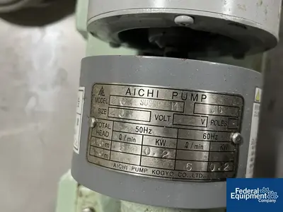 USED Aichi Aichi Liquid Feed Pump w/Hopper, S/S