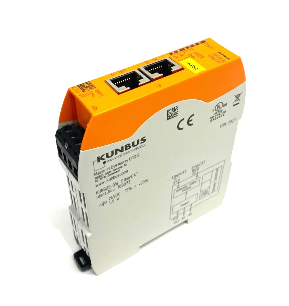 USED KUNBUS SERCOS III ETHERCAT GATEWAY SLAVE MODULE KUNBUS-GW