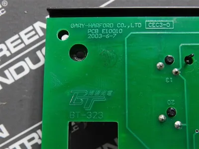 Gary Harford Co. Ltd. E10010 HMI Circuit Board BT-323 Used