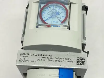 USED FESTO FILTER REGULATOR G1/2 5ΜM 0.5–12BAR AUTO DRAIN