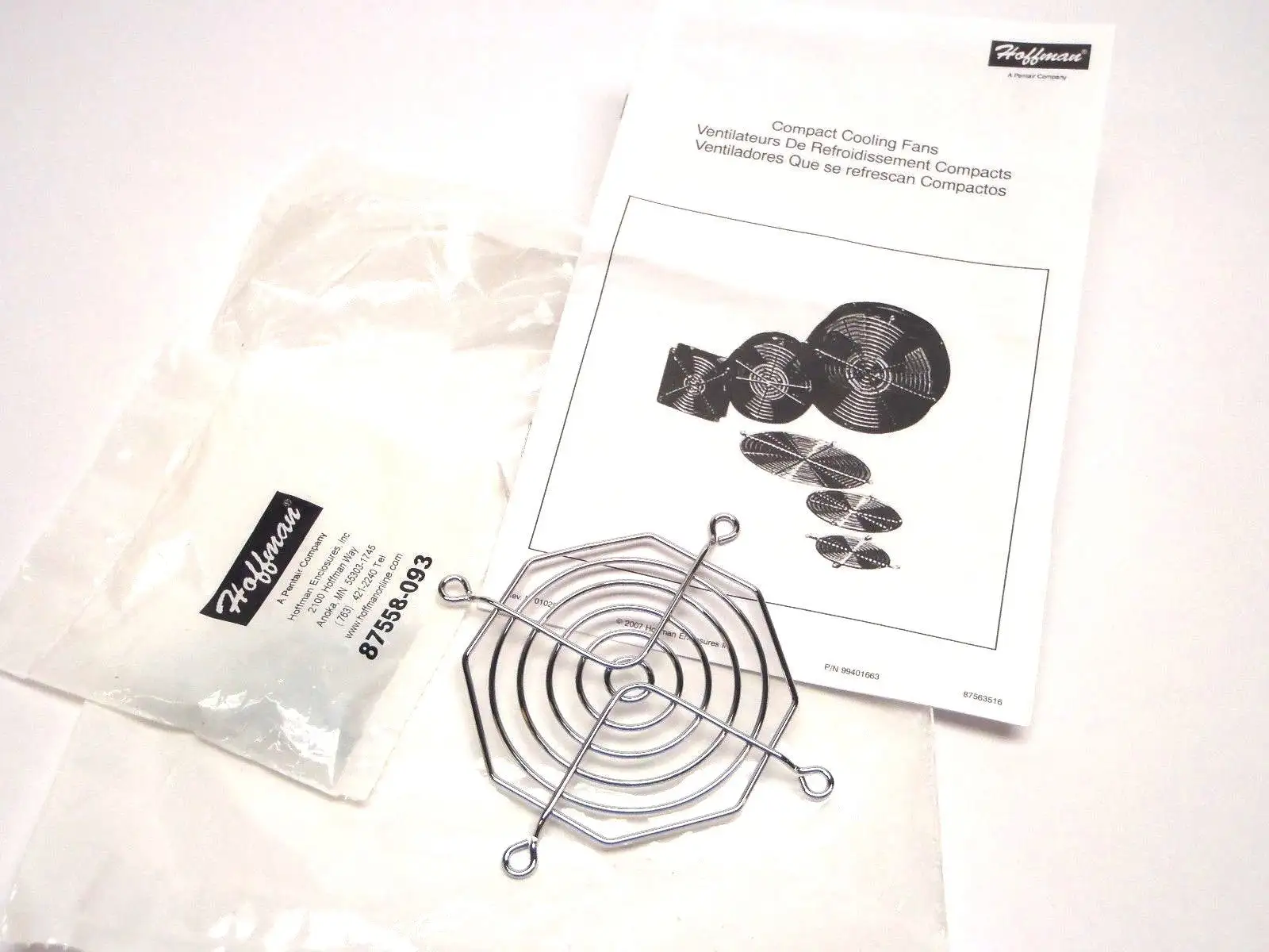 NEW HOFFMAN NVENT FINGER FAN GUARD 3" FOR AXIAL FAN