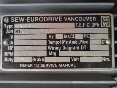 USED SEW-EURODRIVE (FA60)DFT90L4