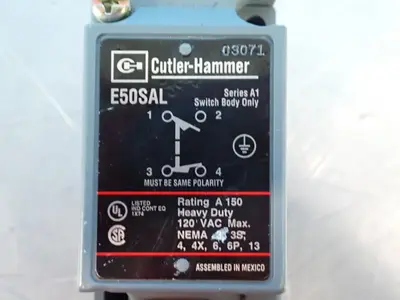 Used CUTLERHAMMER E50SAL Switch Parts Ohio US | HGR 24 #798773