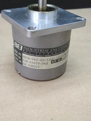 BEI H25D-F62-SS-12GC-7273-CW-SM14/19-S Industrial Optical Incremental Encoder