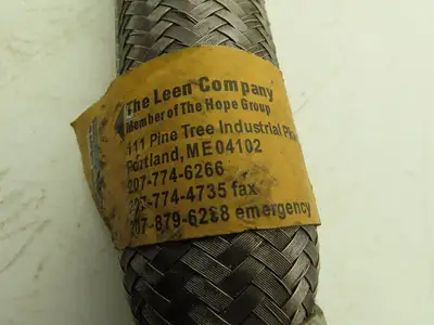 Parker 15" Braided Stainless Steel Flex Hose 1-1/2" NPT to Female 37 Degree