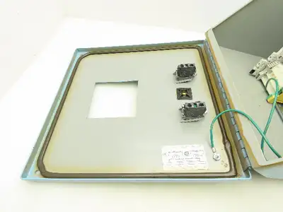 Saginaw SCE-12C12 Electrical Consoled Enclosure 12x12x9" Sloped top 3.5" Cutout