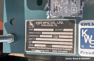 Used KWS _UNKNOWN_ Screw Conveyors Illinois US | Aaron Equipment #1441638