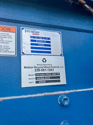 Used 2006 VECOPLAN RG52-100K FF Shredders Florida US | MICHAM2813 INC #1516668