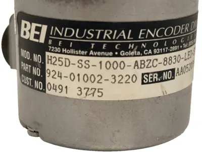NEW BEI INDUSTRIAL H25D-SS-1000-ABZC-8830-LED-SM18